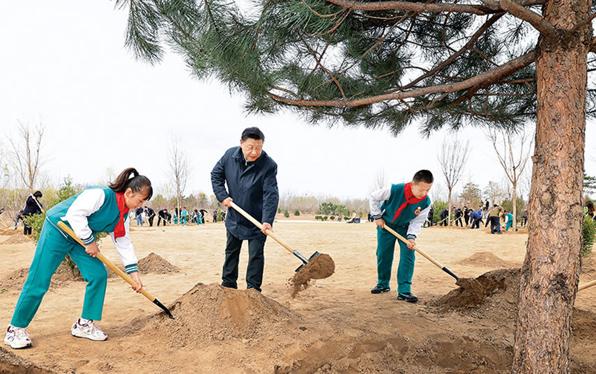 习近平：努力建设人与自然和谐共生的现代化